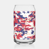 4th of July, Independence day, Camouflage Beige Dosenglas (Links)