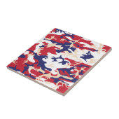 4th of July, Independence day, Camouflage Beige Fliese (Seite)