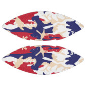 4th of July, Independence day, Camouflage Beige Football (Paneele)