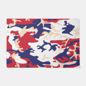 4th of July, Independence day, Camouflage Beige Fußmatte (Vorderseite)