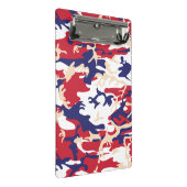 4th of July, Independence day, Camouflage Beige Mini Klemmbrett (Schrägansicht)