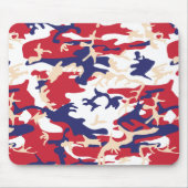 4th of July, Independence day, Camouflage Beige Mousepad (Vorne)