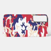 4th of July, Independence day, Camouflage Beige Samsung Galaxy Hülle (Rückseite (Horizontal))