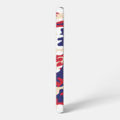 4th of July, Independence day, Camouflage Beige Samsung Galaxy Hülle (Linke Seite)