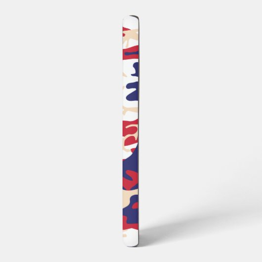 4th of July, Independence day, Camouflage Beige Samsung Galaxy Hülle (Linke Seite)