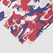 4th of July, Independence day, Camouflage Beige Seidenpapier (Ausschnitt)