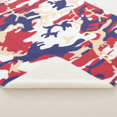 4th of July, Independence day, Camouflage Beige Sherpadecke (3/4)