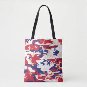 4th of July, Independence day, Camouflage Beige Tasche (Vorderseite)