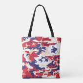4th of July, Independence day, Camouflage Beige Tasche (Rückseite)