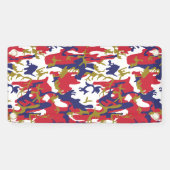 4th of July, Independence day, Camouflage Gold Banner (Horizontal)