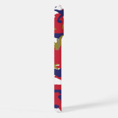 4th of July, Independence day, Camouflage Gold iPhone Hülle (Rechte Seite)