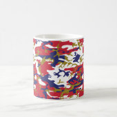 4th of July, Independence day, Camouflage Gold Kaffeetasse (Mittel)