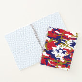 4th of July, Independence day, Camouflage Gold Notizblock (Innenseite)