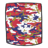 4th of July, Independence day, Camouflage Gold Rucksack (Abnehmbare Front)