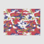 4th of July, Independence day, Camouflage Gold Seidenpapier (Vorderseite)