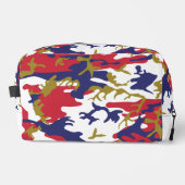 4th of July, Independence day, Camouflage Gold Waschbeutel (Vorderseite)