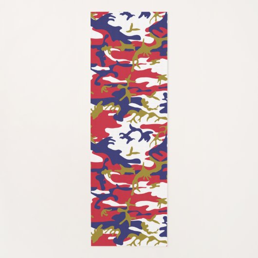 4th of July, Independence day, Camouflage Gold Yogamatte (Vorderseite)