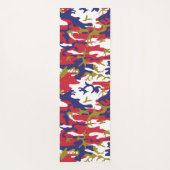 4th of July, Independence day, Camouflage Gold Yogamatte (Rückseite)