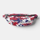 4th of July, Independence day, Camouflage Gray Bauchtasche (Ablage )