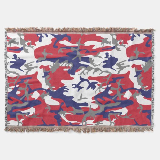 4th of July, Independence day, Camouflage Gray Decke (Vorderseite)