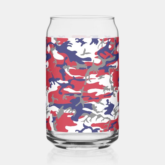 4th of July, Independence day, Camouflage Gray Dosenglas (Links)