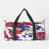 4th of July, Independence day, Camouflage Gray Duffle Bag (Vorderseite)