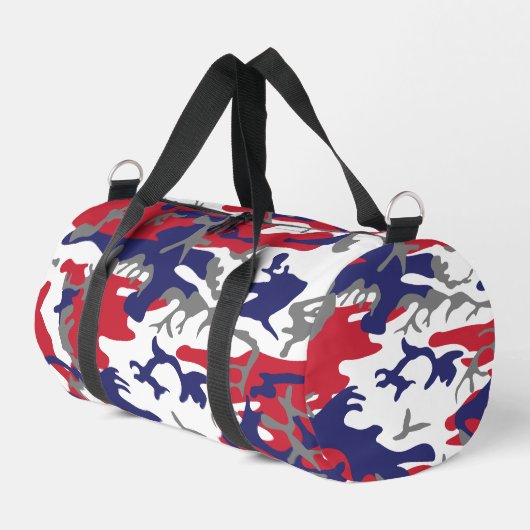 4th of July, Independence day, Camouflage Gray Duffle Bag (Linke Seite)
