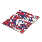 4th of July, Independence day, Camouflage Gray Fliese (Seite)