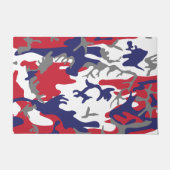 4th of July, Independence day, Camouflage Gray Fußmatte (Vorderseite)