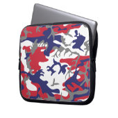 4th of July, Independence day, Camouflage Gray Laptopschutzhülle (Vorderseite Links)