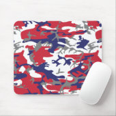 4th of July, Independence day, Camouflage Gray Mousepad (Mit Mouse)