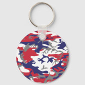 4th of July, Independence day, Camouflage Gray Schlüsselanhänger (Vorderseite)