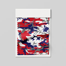 4th of July, Independence day, Camouflage Gray Stoff