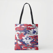 4th of July, Independence day, Camouflage Gray Tasche (Vorderseite)