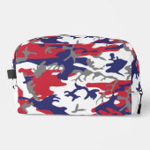 4th of July, Independence day, Camouflage Gray Waschbeutel (Vorderseite)