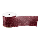 4th of July Independence Day Red Glitter Ribbon Satinband (Spule)