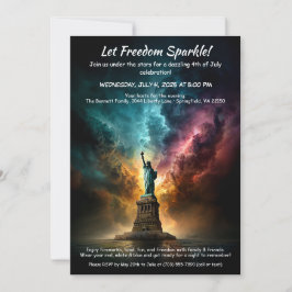 4th of July Invitation – Statue of Liberty Einladung