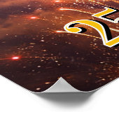 4th of July Liberty Torch Fireworks USA 250th Poster (Ecke)