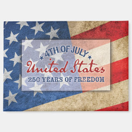 4th of July Party Favor Gift USA 250 Year Annivers Magnet