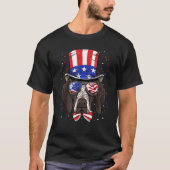 4th of July Patriotic German Shorthaired Pointer U T-Shirt (Vorderseite)