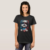 4th of July Patriotic Havanese Dog US Flag T-Shirt (Vorne ganz)