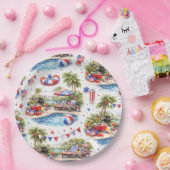 4th of July Pool Party in Florida Pappteller (Party)