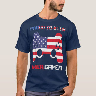4th Of July T Shirt Video Game Gamer Kids Boys Men