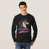 4th Of July US Flag Patriotic Eagle Of Freedom Mer T-Shirt (Vorne ganz)
