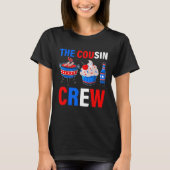 4th Of July Us Flag Popsicl The Cousin Crew 1 T-Shirt (Vorderseite)