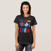 4th Of July Us Flag Popsicl The Cousin Crew 1 T-Shirt (Vorne ganz)