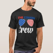 4th Of July Us Flag Popsicl The Cousin Crew T-Shirt (Vorderseite)