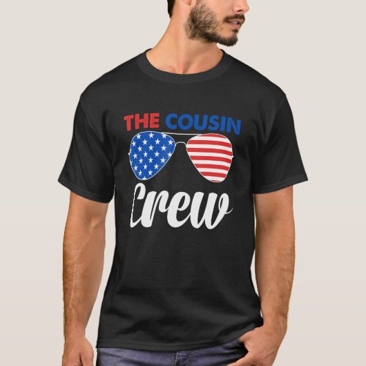 4th Of July Us Flag Popsicl The Cousin Crew T-Shirt (Vorderseite)