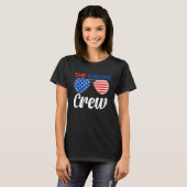 4th Of July Us Flag Popsicl The Cousin Crew T-Shirt (Vorne ganz)