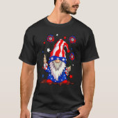 4th of July USA American Flag Gnomes Patriotic Men T-Shirt (Vorderseite)